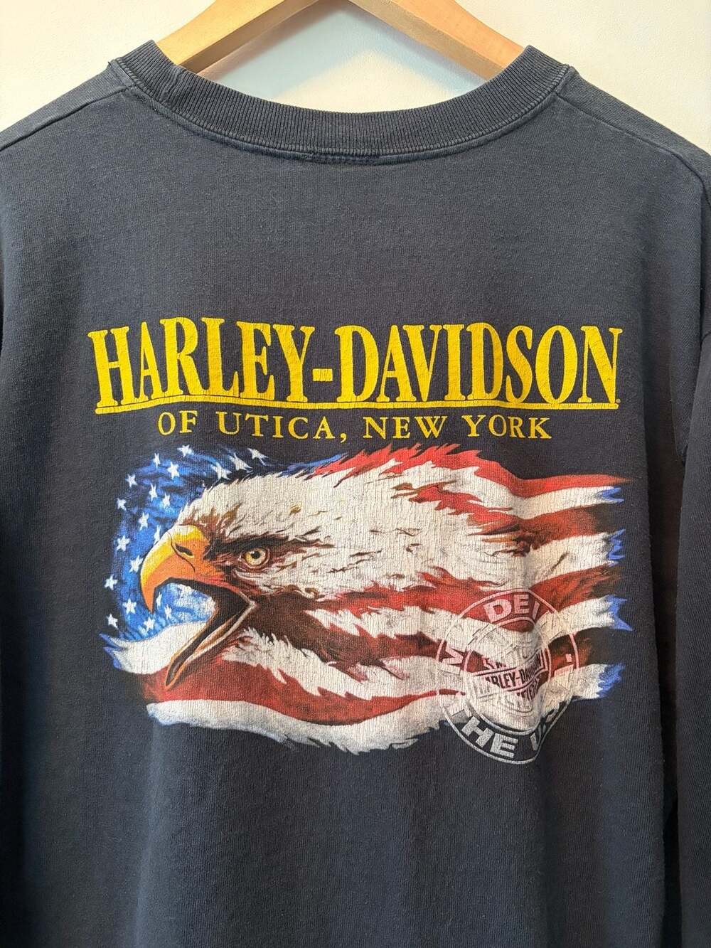 Vintage Harley-Davidson Flame Long Sleeve Shirt - Picture 8 of 11